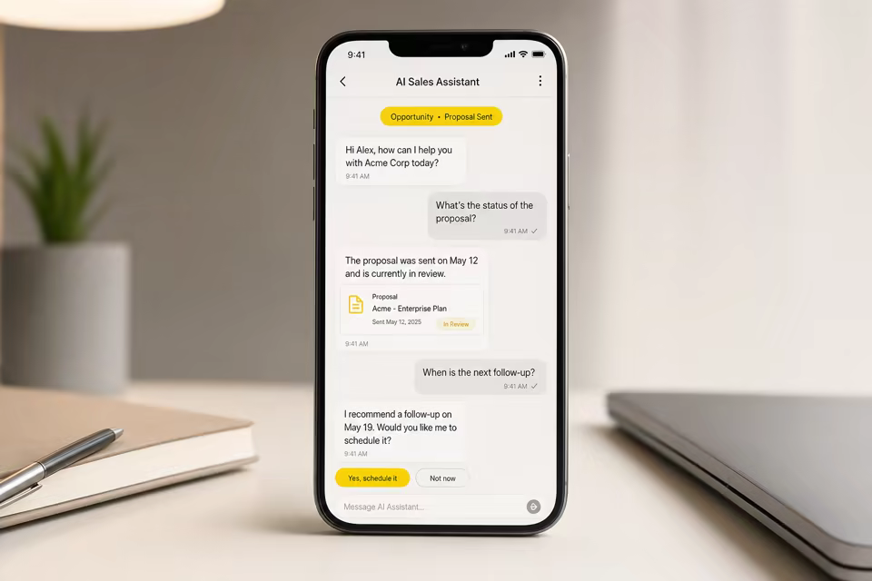 AI-продавець і CRM у смартфоні